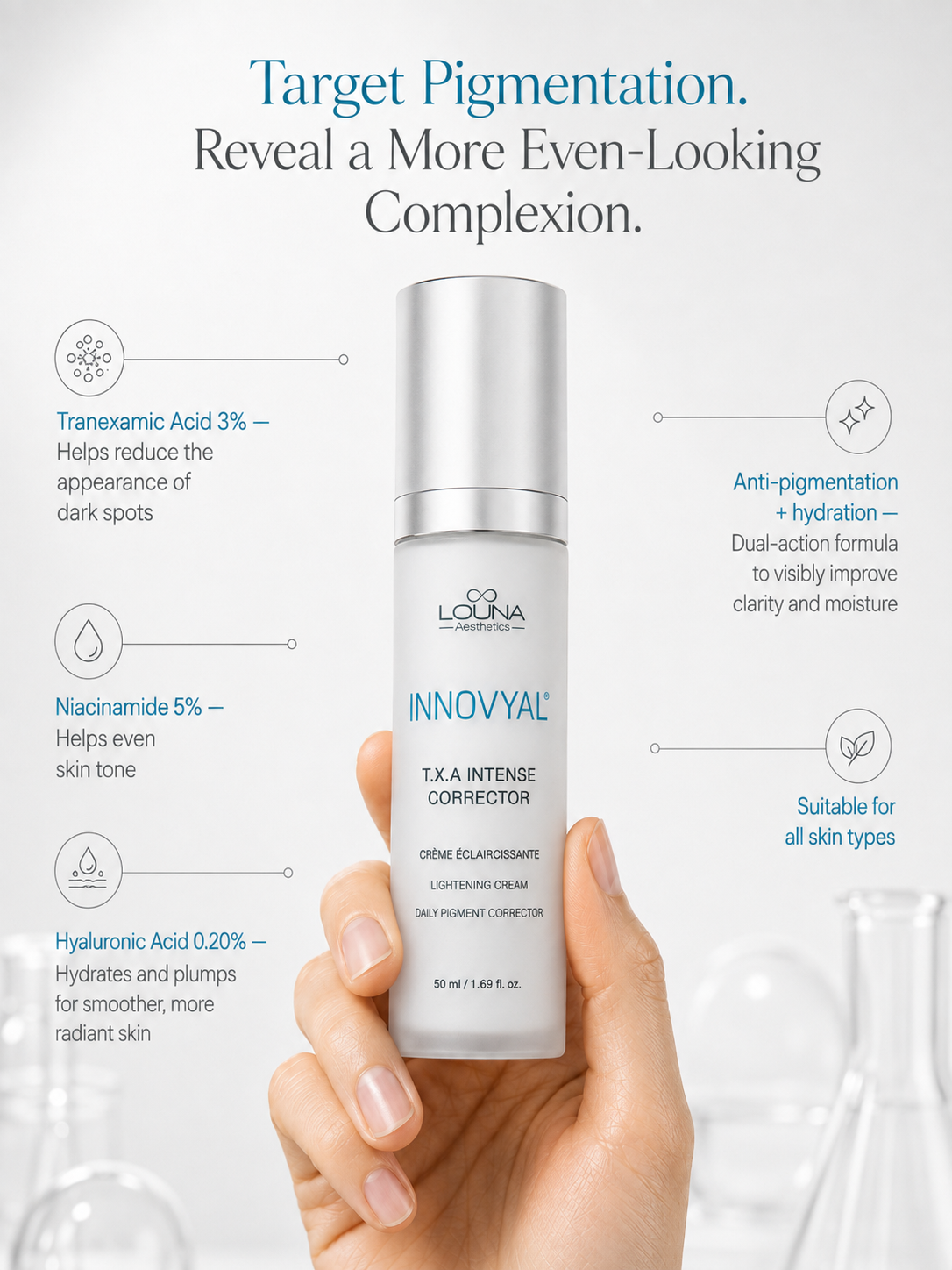 INNOVYAL T.X.A Intense Corrector - Lightening Cream 50 ml