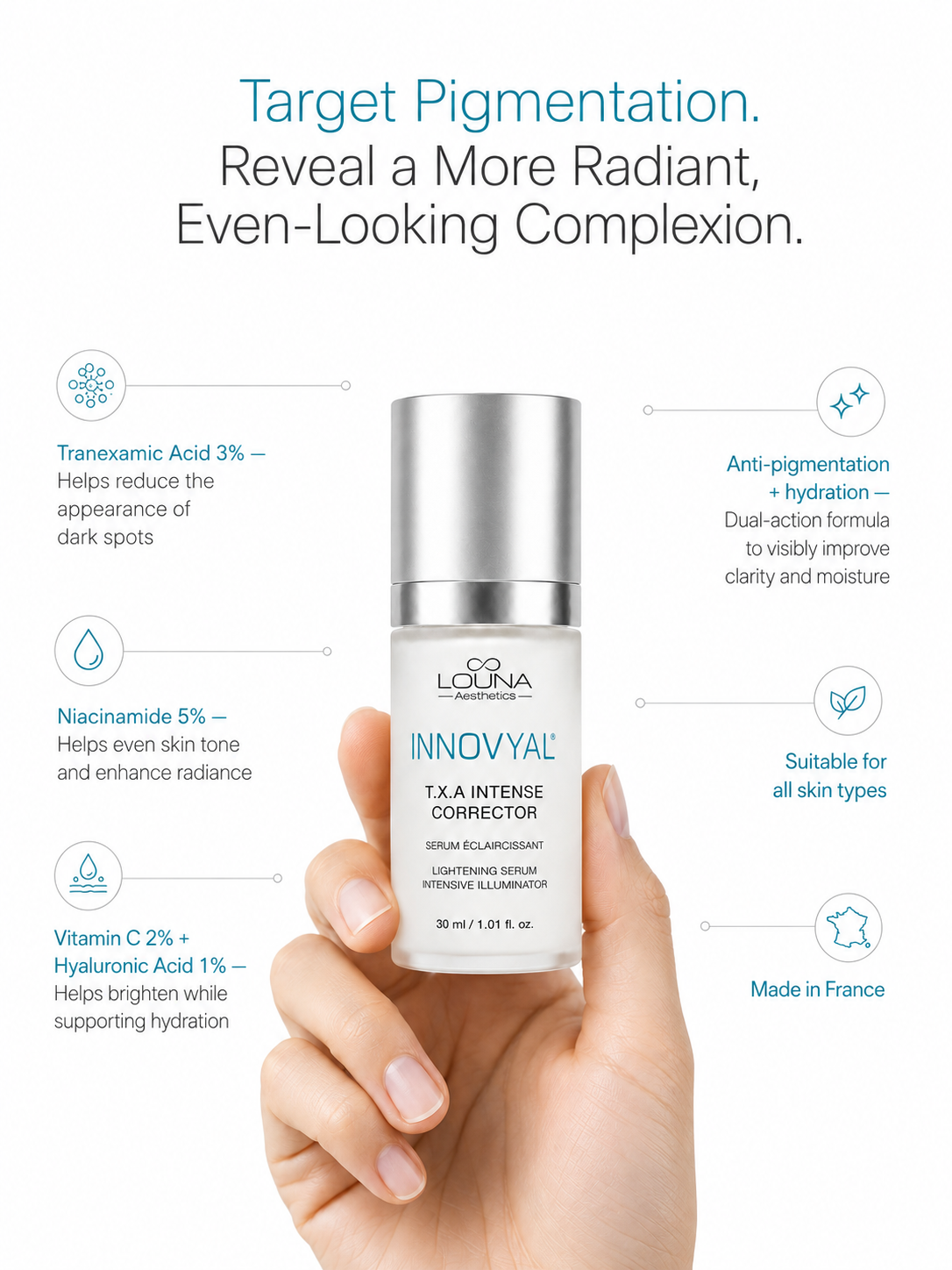 INNOVYAL T.X.A Intense Corrector - Lightening Serum 30 ml