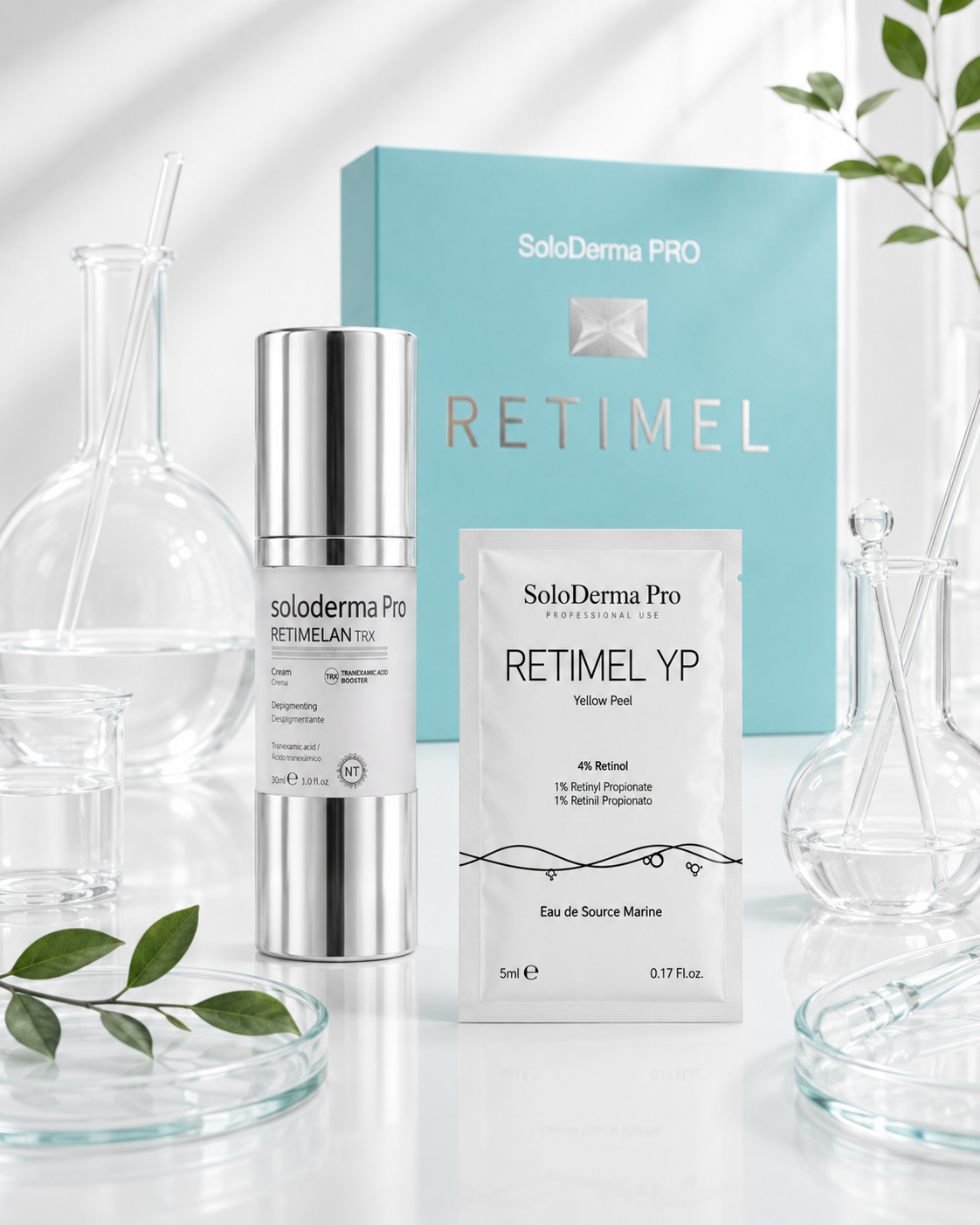 RETIMEL Home Depigmentation Treatment Set - YP Yellow Peel + TRX Cream
