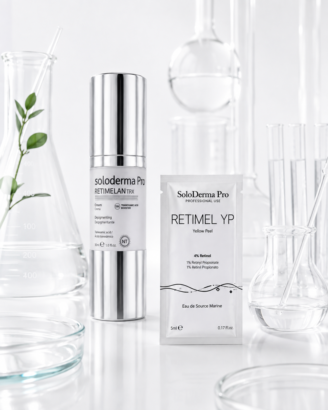 RETIMEL Home Depigmentation Treatment Set - YP Yellow Peel + TRX Cream